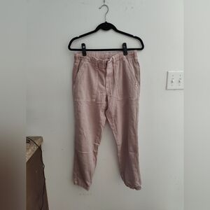 AE Pink Relaxed Hi-Rise Jean Joggers
